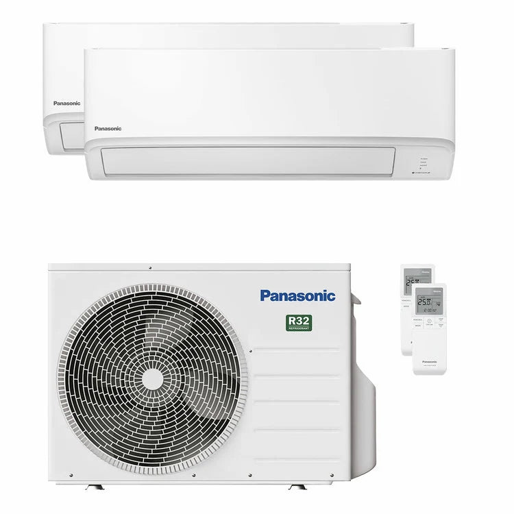 Panasonic Serie TZ  Condizionatore dual split 7000+7000 BTU inverter A+++ wifi unità esterna 3.5 kW