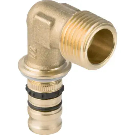Gomito Adattatore 90° con Filetto Maschio Geberit Mepla ø20x1/2""M GEBERIT