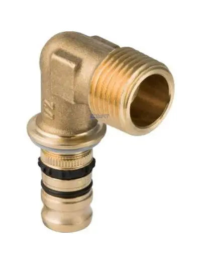 Gomito Adattatore 90° con Filetto Maschio Geberit Mepla Ø40X1.1/4"M GEBERIT