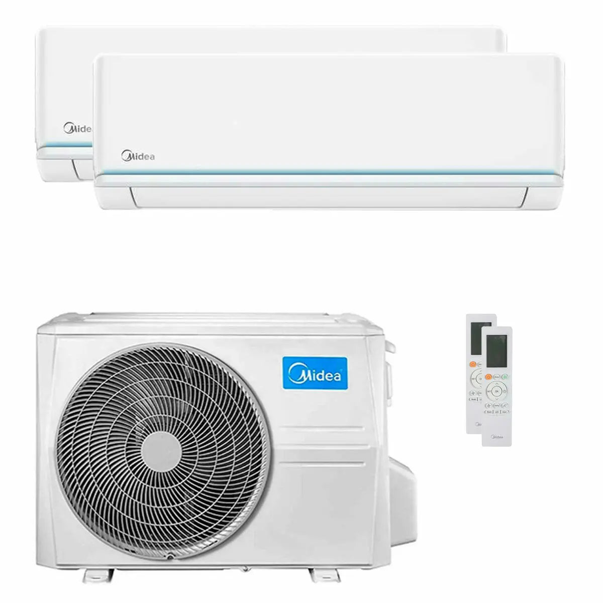 Condizionatore Midea Evolution dual split 9000+12000 BTU inverter A++  unità esterna 5.3 kW MIDEA