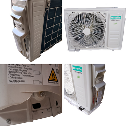 Unità Esterna Hisense AMW dual split inverter pompa di calore R32 kW 4,1/4,5 freddo/caldo