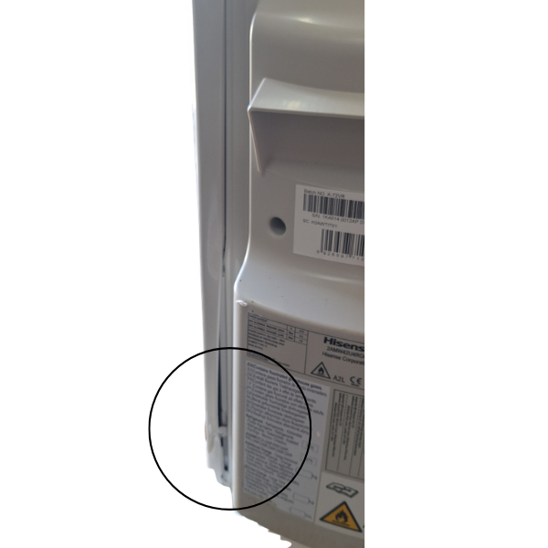 Unità Esterna Hisense AMW dual split inverter pompa di calore R32 kW 4,1/4,5 freddo/caldo HISENSE