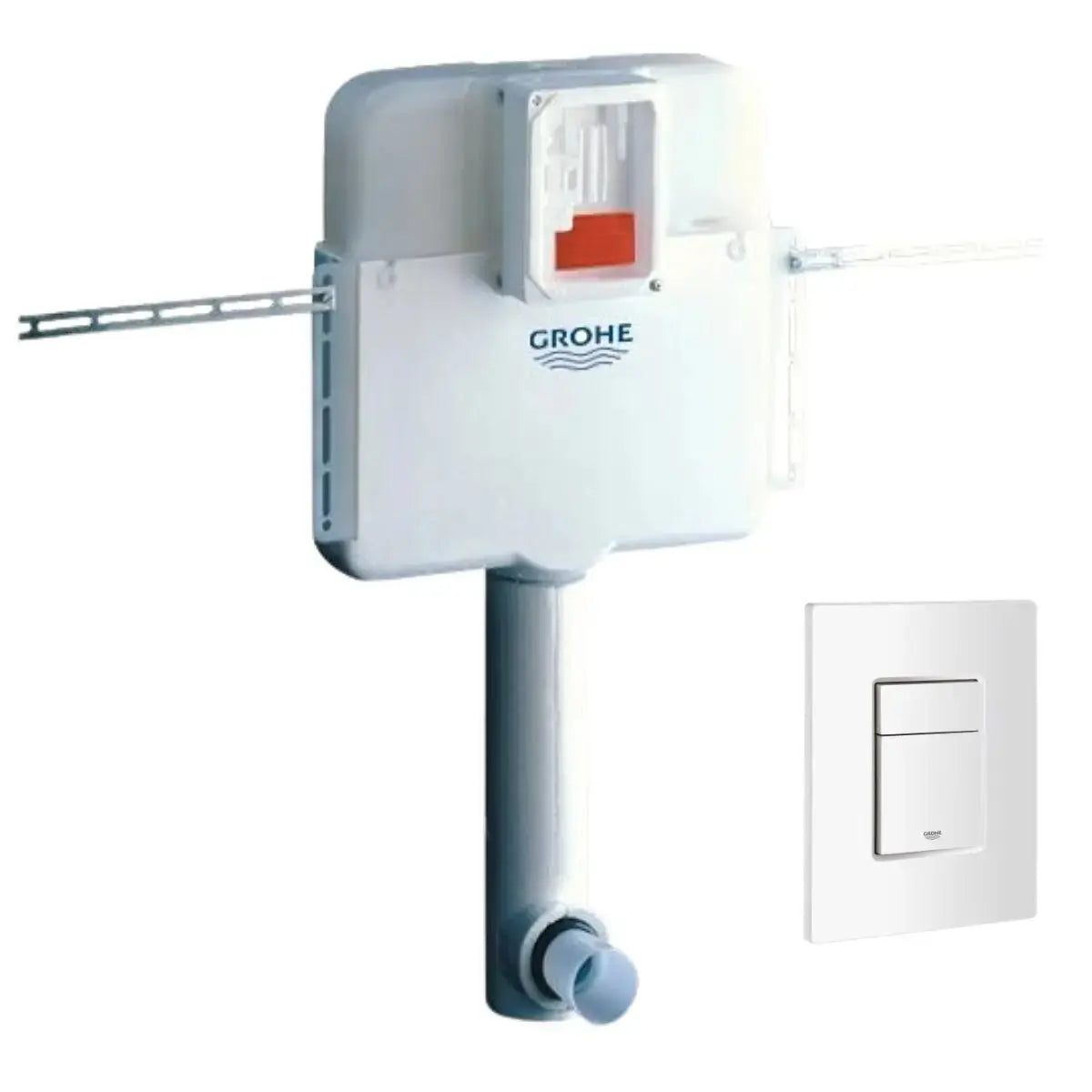 Kit Grohe cassetta WC incasso + placca Skate Cosmopolitan bianca Grohe