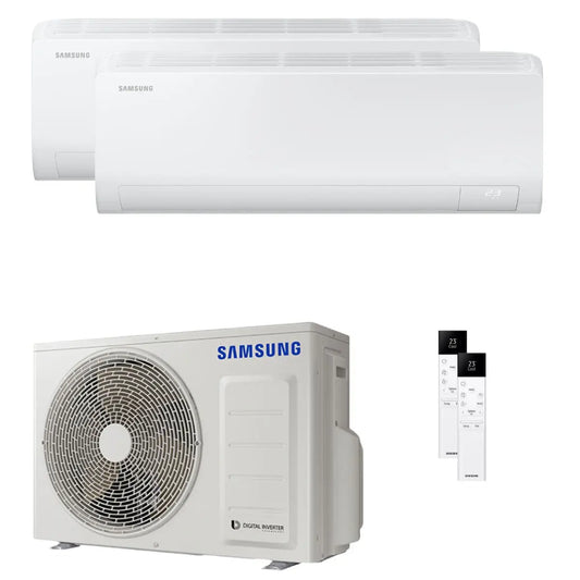 Condizionatore Samsung Cebu S2 dual split 9000+9000 BTU inverter A+++ wifi unità esterna 4 kW SAMSUNG