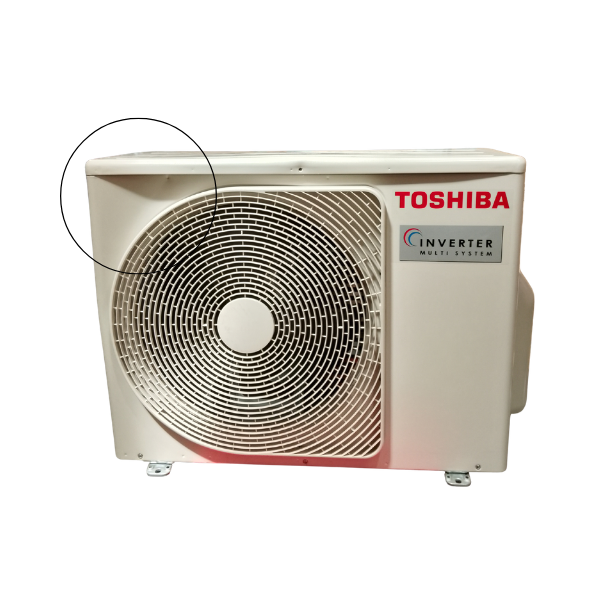 Toshiba unità esterna 12000 BTU per condizionatore Haori, Shorai Edge e Console J2 inverter gas R32 TOSHIBA