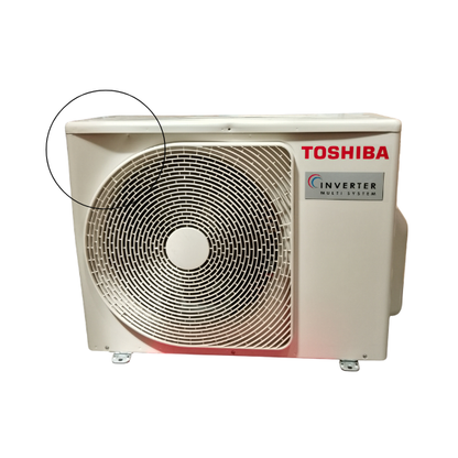 Toshiba unità esterna 12000 BTU per condizionatore Haori, Shorai Edge e Console J2 inverter gas R32 TOSHIBA