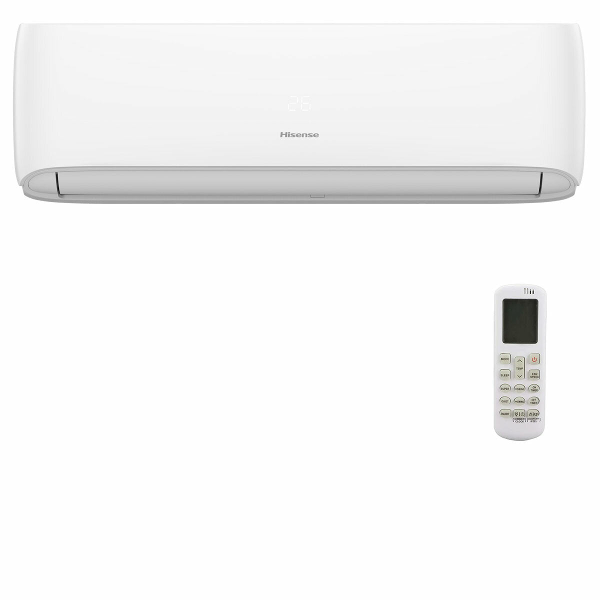 Condizionatore Hisense Hi-Comfort 2025 trial split 9000+9000+9000 BTU inverter A++ wifi unità esterna 6.3 kW Idrooutlet