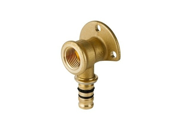 Mepla Gomito di allacciamento . ø16x1/2""F L.52mm