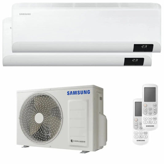 Condizionatore Samsung Cebu Wi-Fi dual split 9000+9000 BTU inverter A+++ wifi unità esterna 5,0 kW Samsung