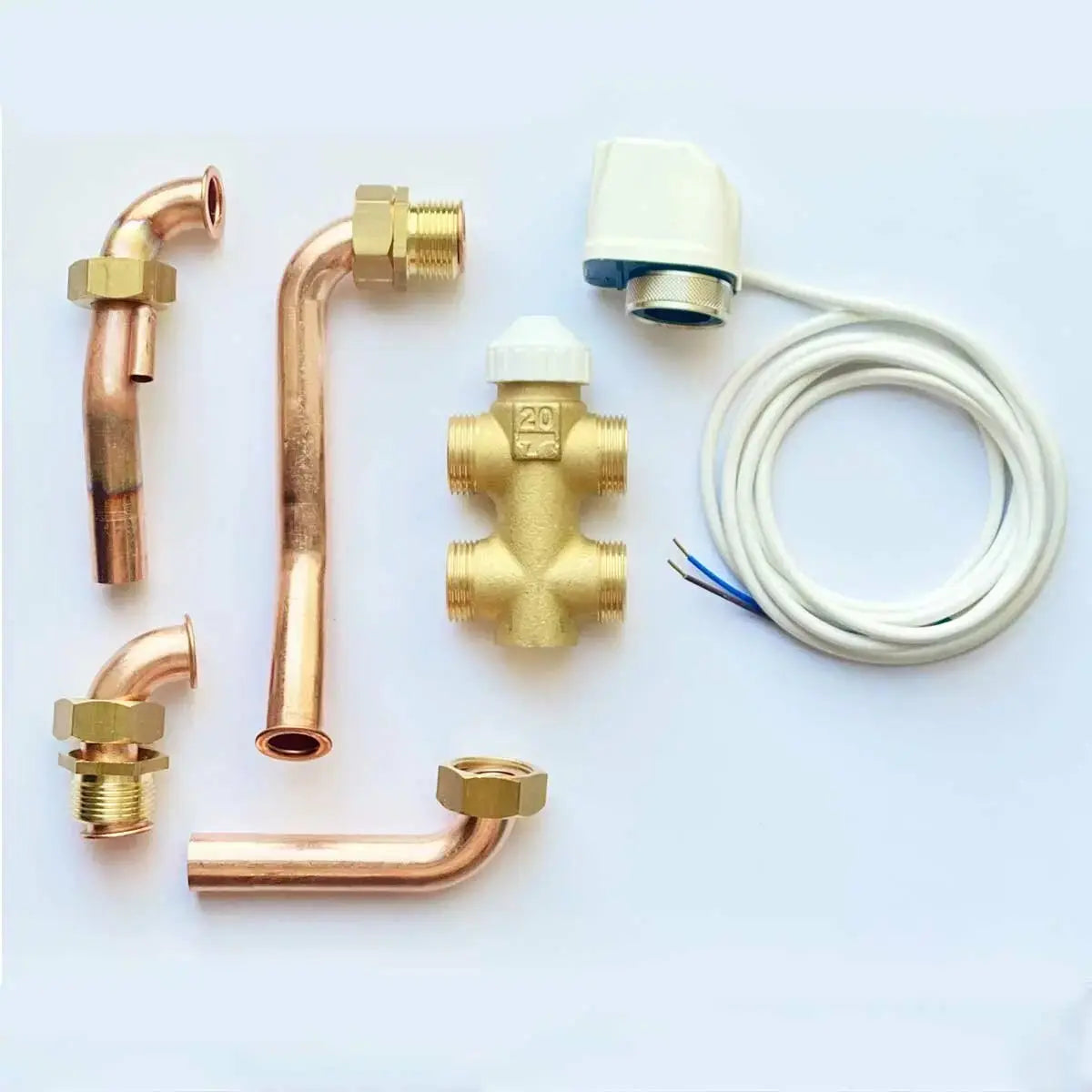 Kit valvola a tre vie 3V2X per ventilconvettori Clivet Aura attacchi acqua sinistri 3/4" Clivet