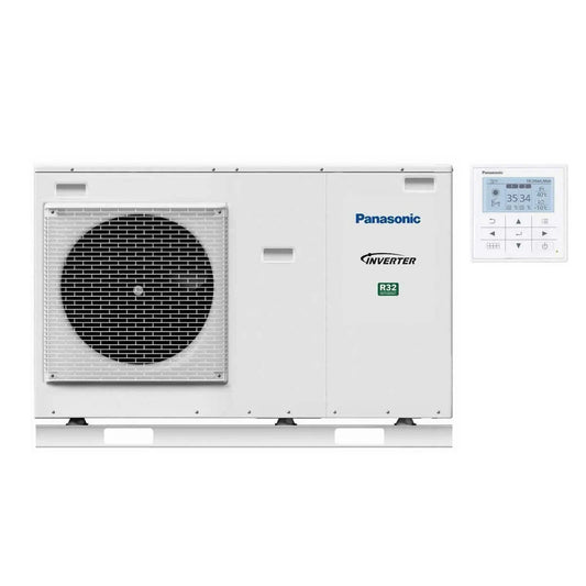 Pompa di calore aria-acqua Panasonic Aquarea 9 kW monoblocco monofase R32 A+++ Panasonic