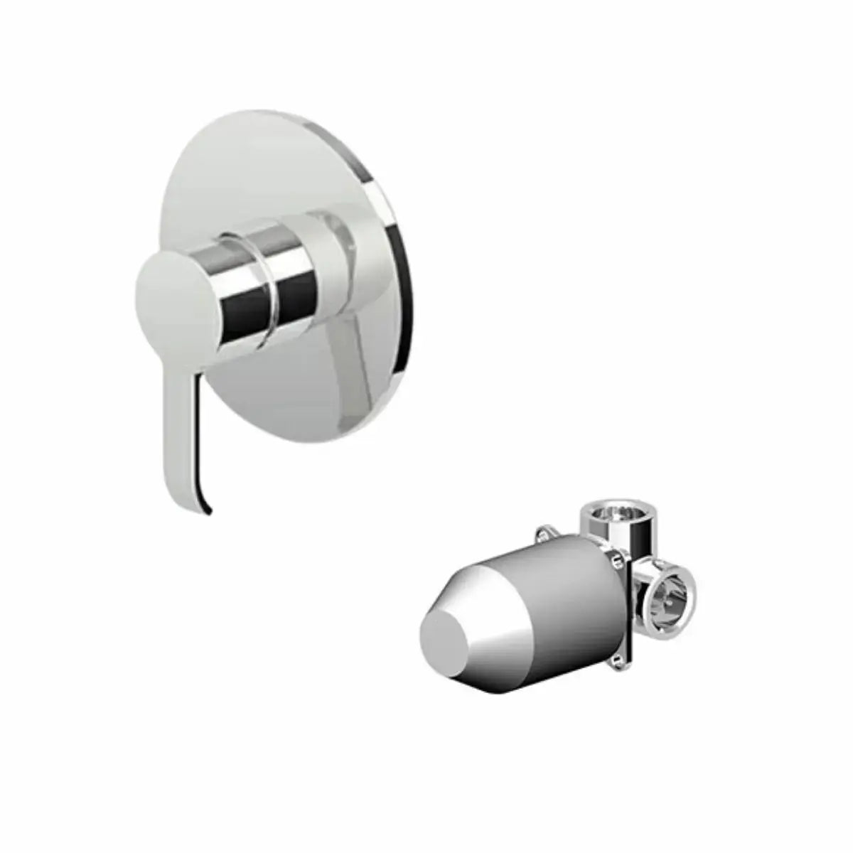 Set miscelatore doccia Zucchetti SUP + corpo incasso R99499 Zucchetti